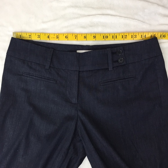 LOFT Wide Waistband Trousers Marisa Fit Blue 4 - Picture 6 of 8